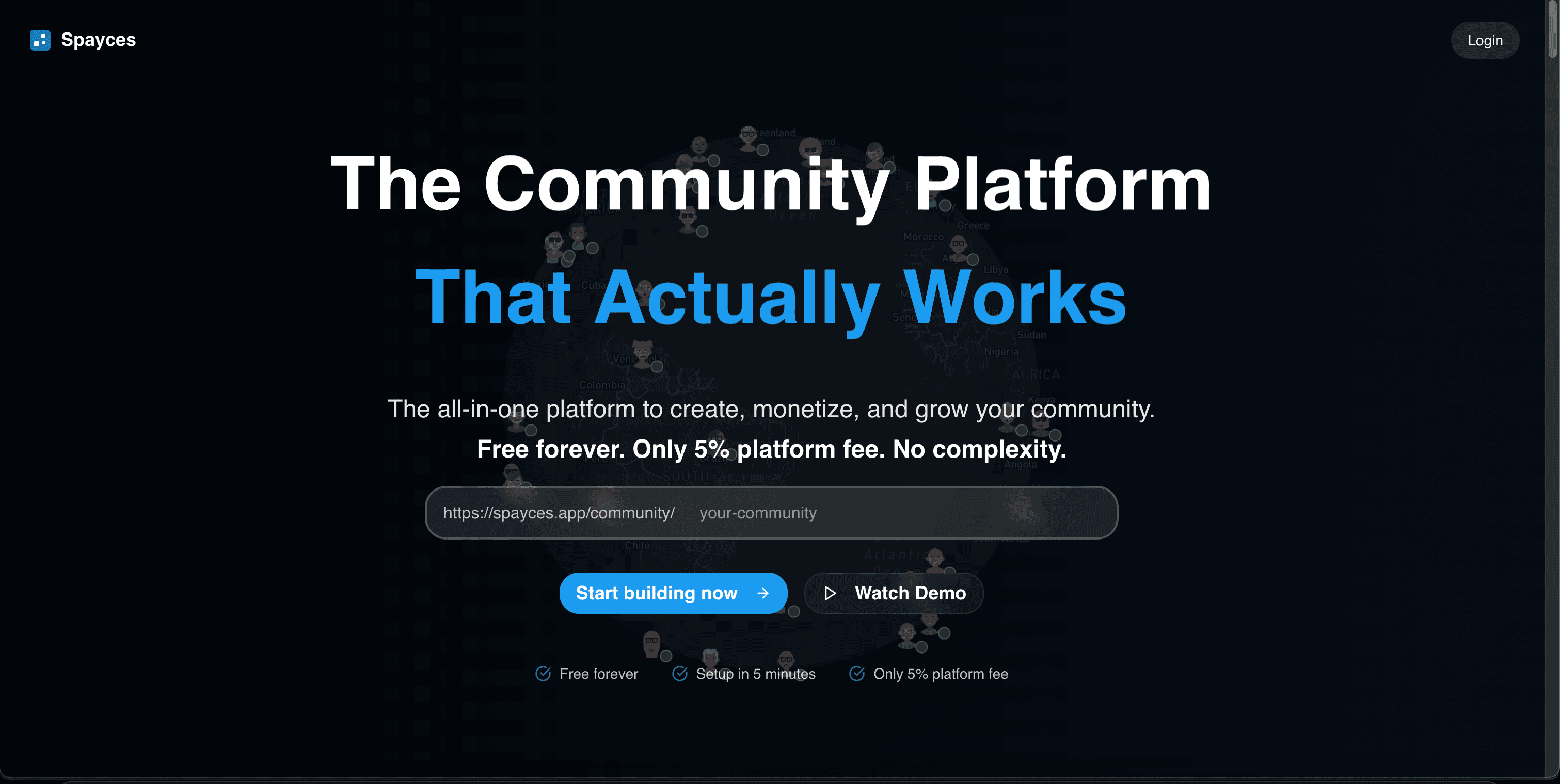 Spayces - Community monetisation platform